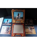 Vtg &#39;50 Hopalong Cassidy Inlaid 4 Television Puzzle Box Set Cowboy Willi... - $935.89 MXN