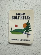 Common Golf Rules 1999-2000 Pocket Booklet Foldout Guide 3 x 4 USGA  - £5.93 GBP