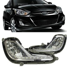 AupTech Car Daytime Running Lights Front Bumper White DRL Driving Fog La... - £109.47 GBP