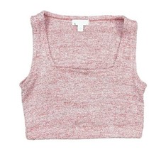 Jenni by Jennifer Moore Womens Fuzzy Knit Crop Top Size Small, Withered Rose - £19.28 GBP