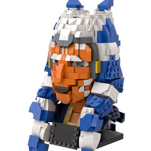 Bust Helmet Building Blocks Bricks Toys for Ahsoka Tano Movie MOC DIY Mo... - £62.31 GBP