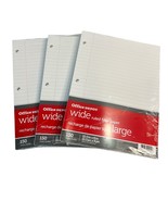 3 PACK Office Depot Wide Ruled Filler Paper 150 Sheets Recharge Paper - $10.90 CAD