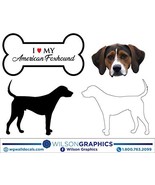 American Foxhound - Dog Breed Decals (Set of 16) - Sizes in Description - $14.95