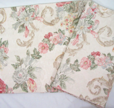 WC Designs Waterford Enchante Floral Pink Multi 2-PC 86x15 Window Valances - $78.00