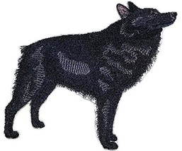 Amazing Custom Dog Portraits[Schipperke] Embroidered Iron On/Sew Patch [6&quot; x 5&quot;] - £10.25 GBP