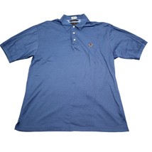 Tommy Hilfiger Shirt Mens Medium M Blue Polo Golf Casual Camp Golfing - $19.68