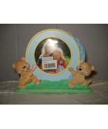 Burnes for Kids Round Picture Frame Teddy Bears 3 by 3 w/Box - £11.80 GBP