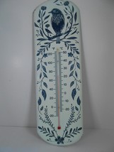 Open Roads Outdoor Thermometer Vintage Look Bird on a Branch - £14.54 GBP
