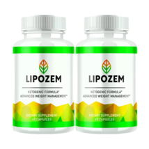 2-Pack Lipozem – Advanced Support for Weight Loss and Gut Health 120 Capsules - £19.91 GBP