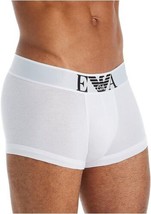 Emporio Armani Men&#39;s Essentials Stretch Cotton Trunk, Underwear White, XL - £15.26 GBP