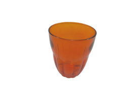 Bormioli Rocco Old Fashion ORANGE Tumbler Juice Glass Italy ( ONE ) Retro - $129.89 MXN