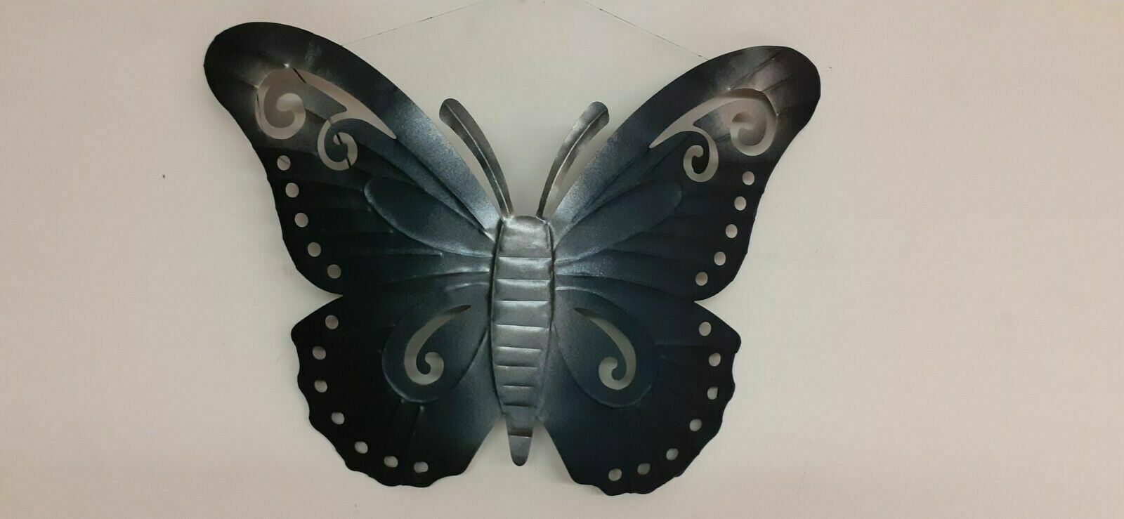 Metal Black Gold Butterfly Wall Art Home Decor Mural Hanging Bedroom Gift - $127.70
