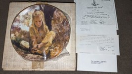 Sand In Her Shoe 1979 Precious  Moments Collector Plate - Artist-Thornto... - $24.74