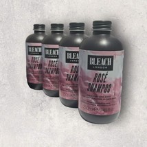4 x Bleach London ROSE SHAMPOO Soft Pink Rinse For Blonde Hair 8.45 Fl Oz - £31.64 GBP
