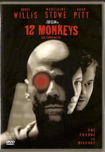 12 MONKEYS (Bruce Willis, Madeleine Stowe, Brad Pitt, Chr. Plummer) R2 DVD - £10.40 GBP