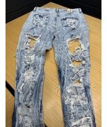 NEW Aphrodite Apparel Acid Wash Skinny Distressed Jeans Junior Size 3 KG - €21,42 EUR