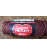 Red Heart Sport 361 Wood Brown 2.5 oz Yarn Skein E-289 - $150.60 MXN