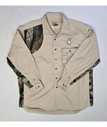 Wrangler Pro Gear RealTree Camo And Brown Button Down Shirt XXL Buck Emb... - $390.04 MXN