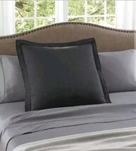 Black Euro Sham Better Homes &amp; Gardens Pillow Sham 26&quot; Square New - €11,91 EUR