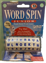 Vintage 1996  Word Spin Hand Held Game Brain Teaser Puzzle Mind GeoSpace NEW - $11.76