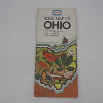 Vintage Sohio Gas Ohio Road Mappa 1981 - £26.07 GBP
