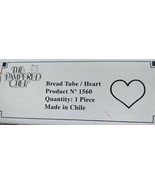 New in BOX! Vintage Pampered Chef Bread Tube/Mold  Valtrompia Heart Brea... - £4.67 GBP