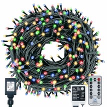 500 Led Christmas String Lights 164Ft Long Tree Lights Connectable With Remote,8 - £58.52 GBP