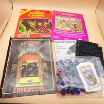Vintage Dungeons &amp; Dragons Lot DragonMaster Card Game TSR Manuals 1980 - £78.62 GBP