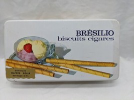 Vintage Bresilio Biscuits Cigares Empty Tin - £38.45 GBP