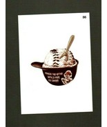 2016 Wacky Packages Baseball Series 1 Sepia Sticker "2-SEAM ICE CREAM" #86. - $1.00