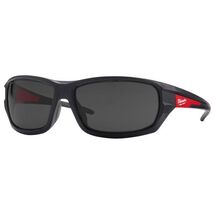 Milwaukee Anti-Fog Performance Safety Glasses Tinted Lens Black/Red Frame - $22.95
