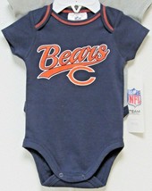 NFL Chicago Bears Onesie Set of 2 Daddy&#39;s Little Rookie in Training size... - £18.71 GBP