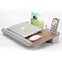 Laptop Desk Stand Notebook Tablet Knee Lap Desk With Card Slot Portable Knee Ta - £54.49 GBP+