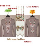 Bead loom patterns Split-Loom Necklace Gerdan, Beading Loom Stitch, PDF ... - $20.34 CAD
