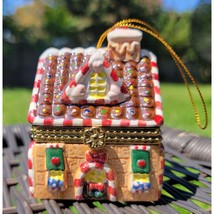 Mr Christmas Gingerbread House Ornament Mini Dancing Gingerbread Music B... - $15.40