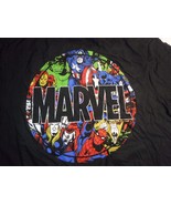 Marvel Comics Avengers Graphic T-Shirt | Silver Age Cap Shield | XL | Black - $379.18 MXN