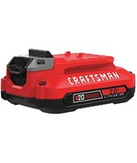 CRAFTSMAN 20V MAX* Lithium Ion Battery, 2.0-Amp Hour (CMCB202), black an... - $130.21 CAD