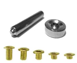 3/16&quot; Diameter AMERICAN FLYER EYELET SETTING TOOL KIT S Gauge Scale Trai... - $55.99