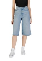 Only Women Short Silver Mid-Waist Chic Fashion Denim 2025 Collection - $941.50 MXN