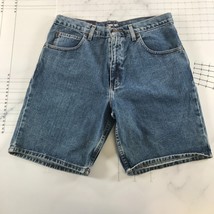 Vintage Cherokee Denim Jean Shorts Mens 36 Blue Relaxed Fit Jorts Above ... - $55.79
