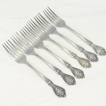 Normandy Stainless Japan Dinner Forks 7.25&quot; Lot of 6 - £38.39 GBP