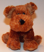 Roscoe GANZ Puppy Dog Plush 8&quot; Stuffed Animal Lovey Toy Brown - £15.43 GBP