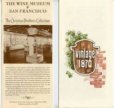 Vintage 1870 Shopping Center &amp; Wine Museum of San Francisco Brochures - £17.02 GBP