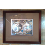 Nova Totivs Terrarvm Orbis Geographica AC Hydrographica Tabvla Framed 5 ... - $18.95