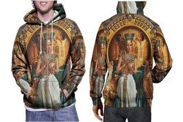 Cleopatra Egyptian Queen Design  Sublimated  Mens Graphic Zip up Hooded Hoodie - £27.49 GBP+