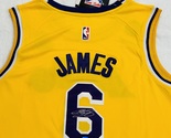 Lebron James Signed Los Angeles Lakers Basketball Jersey COA - $549.00