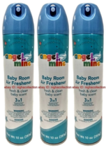 3x Angel of Mine Baby Room 3 In 1 Air Freshener Fresh &amp; Clean Baby Scent... - $24.40