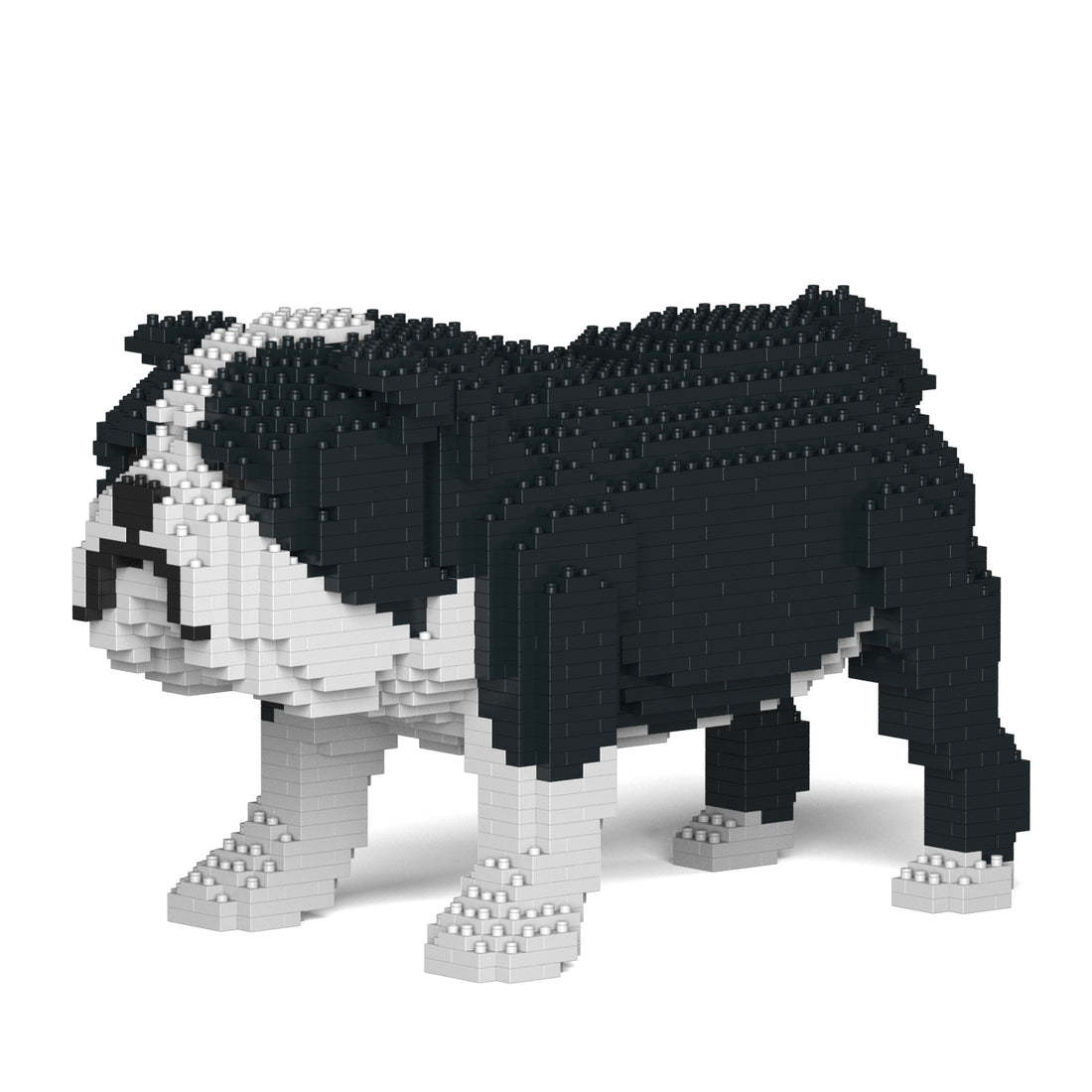 English Bulldog Sculptures (JEKCA Lego Brick) DIY Kit