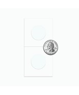3 bundles of 100 (300) BCW 2&quot; x 2&quot; Quarter Sized Paper Flips - $22.53