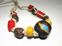 ME3 Estate Vintage Tribal African Beaded Necklace C2419 - £152.14 GBP